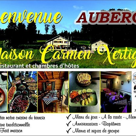 Hotel Maison Carmen Auberge à La Ferme Xertigny Esterno foto